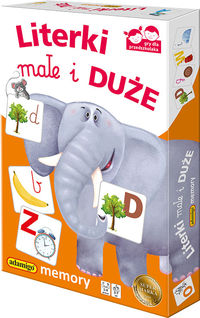 Literki małe i duże. Memory (3-7 lat)