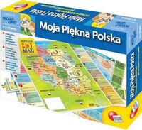 Moja piękna Polska (5-10 lat). Geopuzzle 2 w 1 maxi