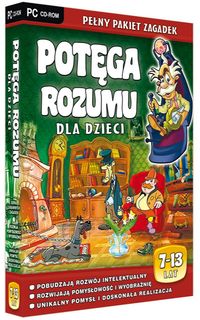 Potęga rozumu dla dzieci. Pełny pakiet zagadek (7-13lat) CD-ROM
