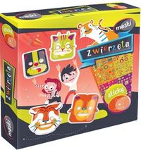 Maski. Zwierzęta do dekoracji naklejkami (3+)