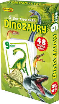 Dinozaury. 9 gier rodzinnych. Karty snap