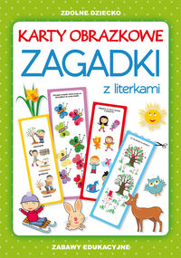 Karty obrazkowe. Zagadki z literkami