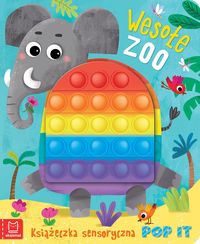 Wesołe zoo. Książeczka sensoryczna POP IT