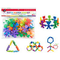 Klocki małych geniuszy. Liczmany zwierzątka (34 elementy)