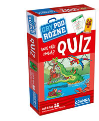 Gry podróżne - Quiz. Gdzie raki zimują? (6+)