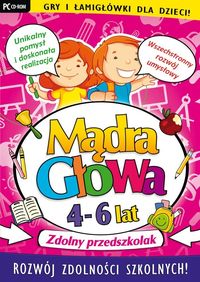 Mądra i głowa 4-6 lat. Zdolny przedszkolak. CD-ROM