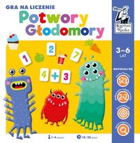 Potwory głodomory. Gra na liczenie (3-6 lat)