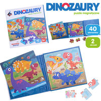 Puzzle magnetyczne. Dinozaury