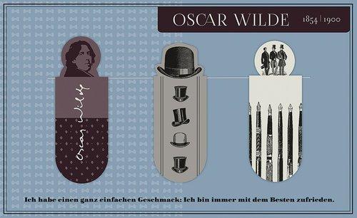 Zakładki magnetyczne Oscar Wilde