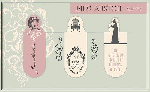 Zakładki magnetyczne Jane Austen
