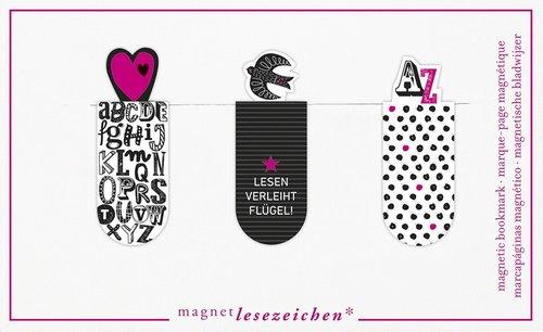 Zakładki magnetyczne Litery